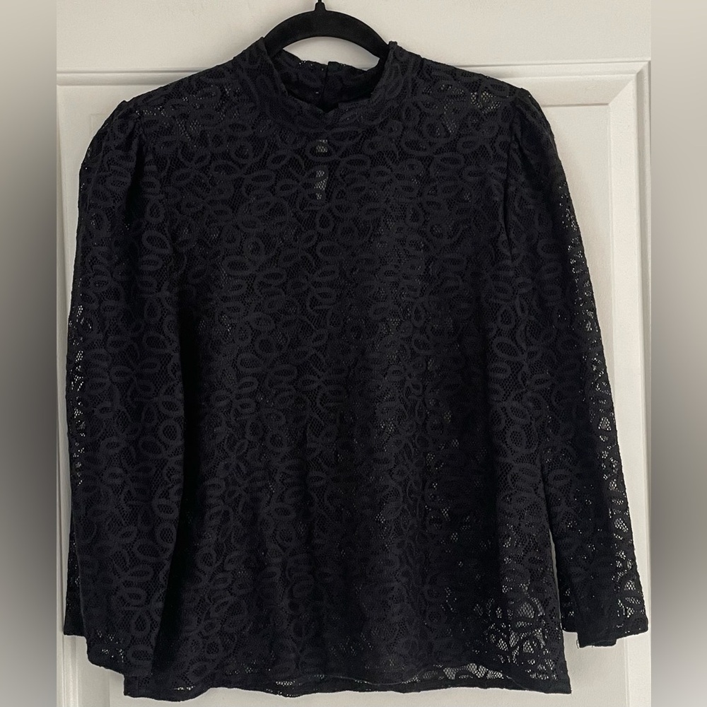 GAP Black Lace Women's Blouse